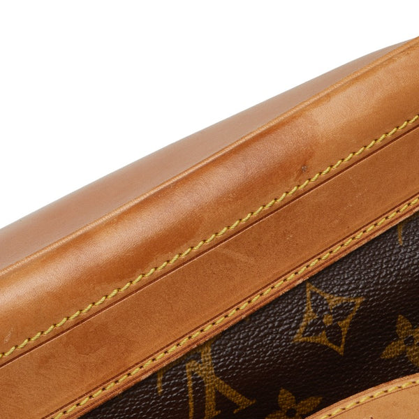 ルイ ヴィトン モノグラム ノエ ショルダーバッグ M42224 ブラウン PVC レザー レディース LOUIS VUITTON 【中古】