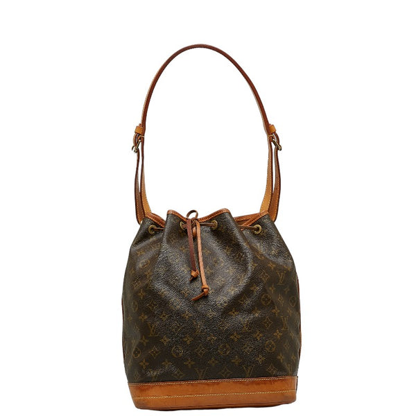 ルイ ヴィトン モノグラム ノエ ショルダーバッグ M42224 ブラウン PVC レザー レディース LOUIS VUITTON 【中古】