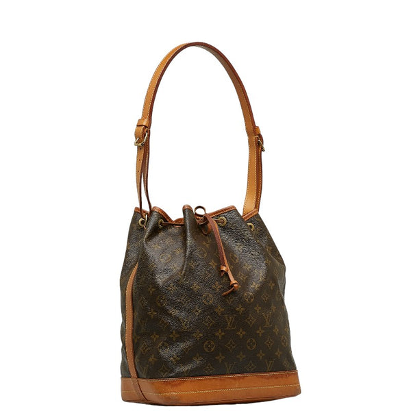 ルイ ヴィトン モノグラム ノエ ショルダーバッグ M42224 ブラウン PVC レザー レディース LOUIS VUITTON 【中古】