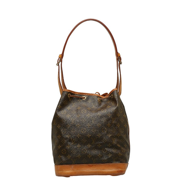 ルイ ヴィトン モノグラム ノエ ショルダーバッグ M42224 ブラウン PVC レザー レディース LOUIS VUITTON 【中古】