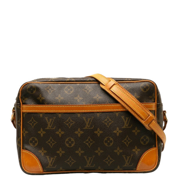 ルイ ヴィトン モノグラム トロカデロ30 斜め掛け ショルダーバッグ M51272 ブラウン PVC レザー レディース LOUIS VUITTON 【中古】