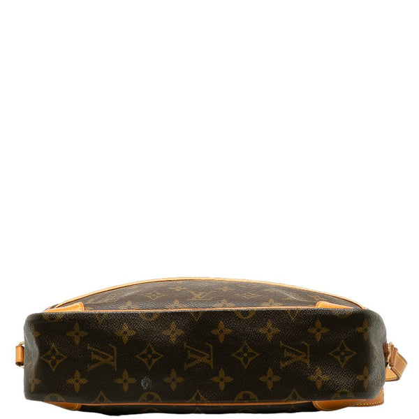 ルイ ヴィトン モノグラム トロカデロ30 斜め掛け ショルダーバッグ M51272 ブラウン PVC レザー レディース LOUIS VUITTON 【中古】