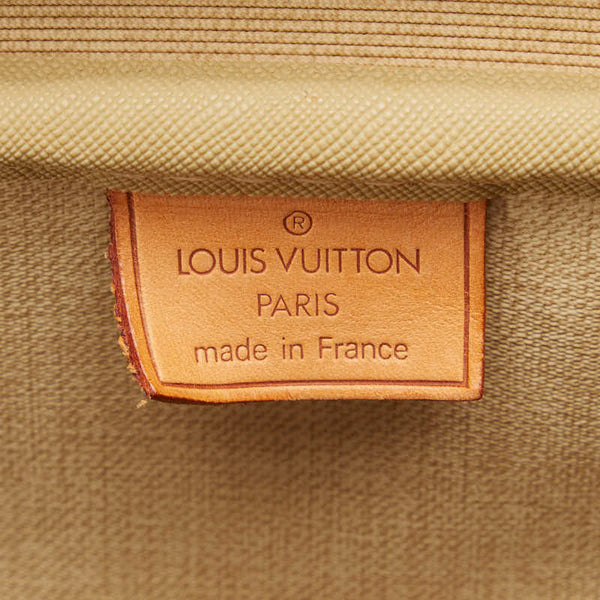 ルイ ヴィトン モノグラム ドーヴィル ハンドバッグ M47270 ブラウン PVC レザー レディース LOUIS VUITTON 【中古】
