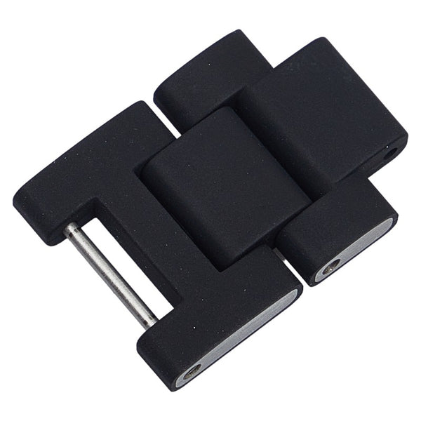 カルティエ パシャ シータイマー 腕時計 W3140003 クオーツ ブラック文字盤 ステンレススチール ラバー レディース CARTIER 【中古】