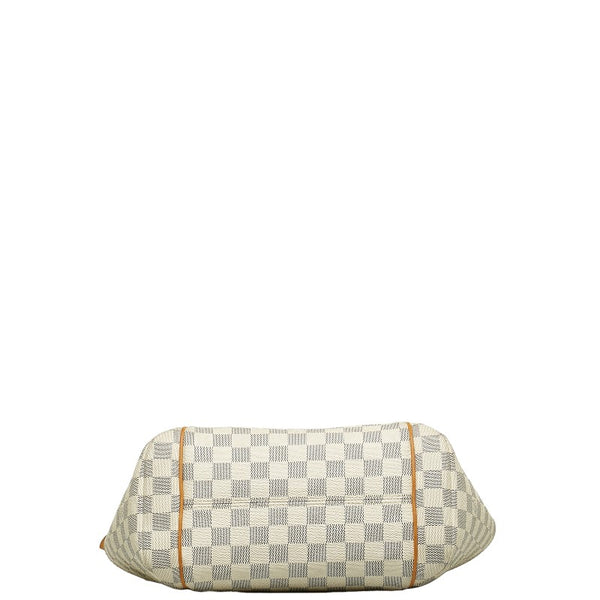 ルイ ヴィトン ダミエ アズール トータリーPM トートバッグ N41280 ホワイト PVC レザー レディース LOUIS VUITTON 【中古】