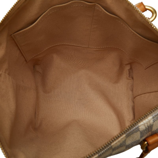 ルイ ヴィトン ダミエ アズール トータリーPM トートバッグ N41280 ホワイト PVC レザー レディース LOUIS VUITTON 【中古】