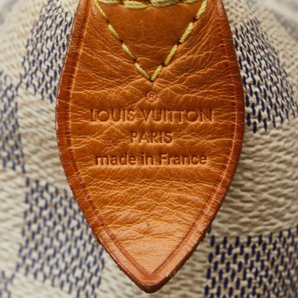 ルイ ヴィトン ダミエ アズール トータリーPM トートバッグ N41280 ホワイト PVC レザー レディース LOUIS VUITTON 【中古】