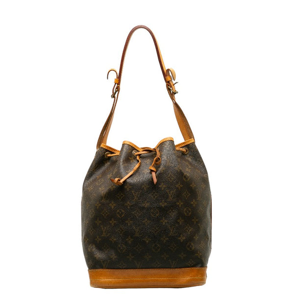 ルイ ヴィトン モノグラム ノエ ショルダーバッグ M42224 ブラウン PVC レザー レディース LOUIS VUITTON 【中古】
