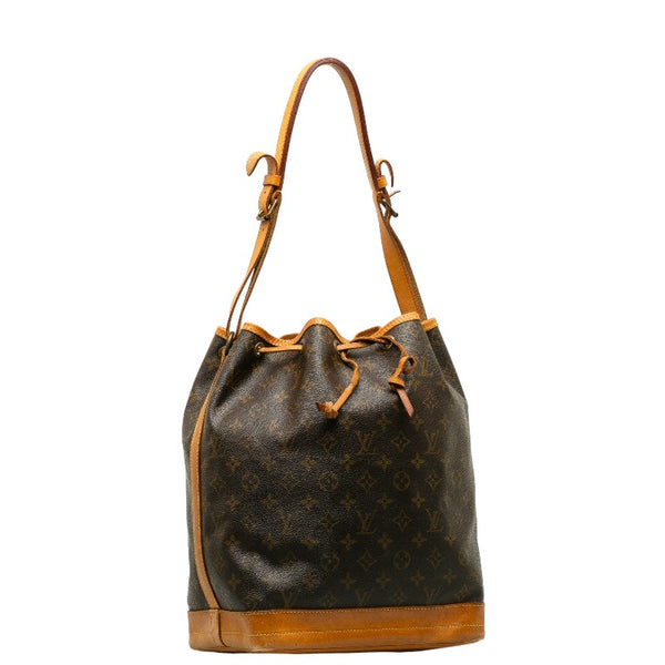 ルイ ヴィトン モノグラム ノエ ショルダーバッグ M42224 ブラウン PVC レザー レディース LOUIS VUITTON 【中古】