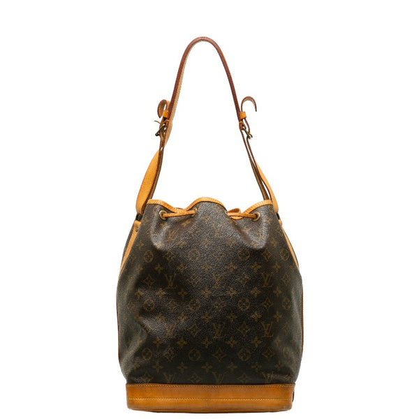 ルイ ヴィトン モノグラム ノエ ショルダーバッグ M42224 ブラウン PVC レザー レディース LOUIS VUITTON 【中古】
