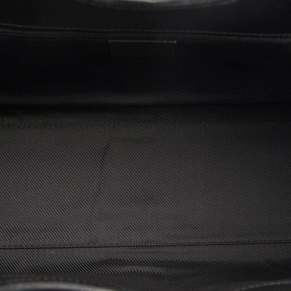 グッチ GGキャンバス ジャッキー ハンドバッグ ショルダーバッグ 002 1067 ブラック キャンバス レザー レディース GUCCI 【中古】