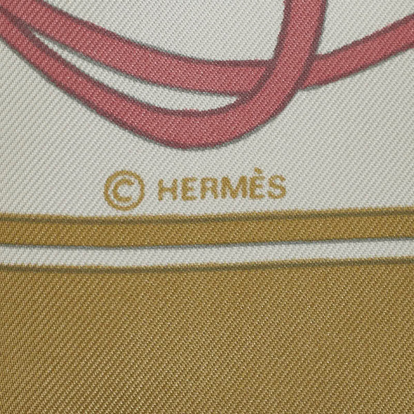 エルメス カレ90 Flora Graeca ギリシャの花 スカーフ グリーン マルチカラー シルク レディース HERMES 【中古】