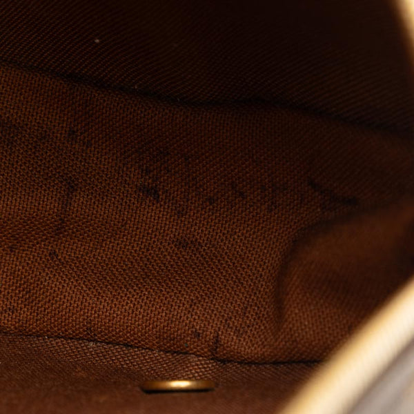 ルイ ヴィトン モノグラム ポシェットガンジュ ボディバッグ ウエストバッグ M51870 ブラウン PVC レザー メンズ LOUIS VUITTON 【中古】
