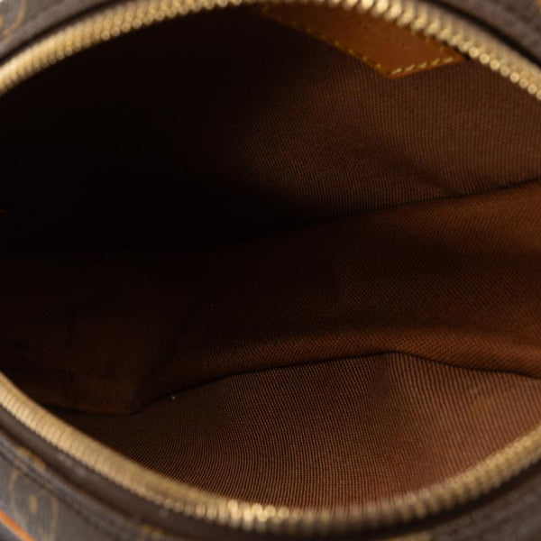 ルイ ヴィトン モノグラム ポシェットガンジュ ボディバッグ ウエストバッグ M51870 ブラウン PVC レザー メンズ LOUIS VUITTON 【中古】