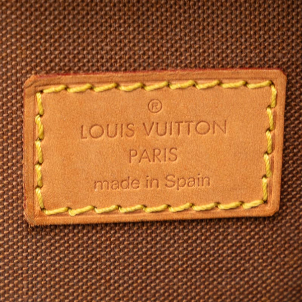 ルイ ヴィトン モノグラム ポシェットガンジュ ボディバッグ ウエストバッグ M51870 ブラウン PVC レザー メンズ LOUIS VUITTON 【中古】