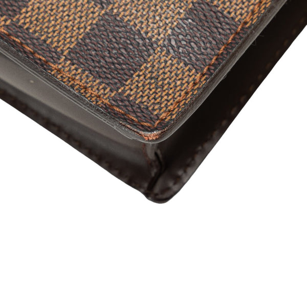 ルイ ヴィトン ダミエ ポートベロー 斜め掛け ショルダーバッグ N45271 ブラウン PVC レザー レディース LOUIS VUITTON 【中古】