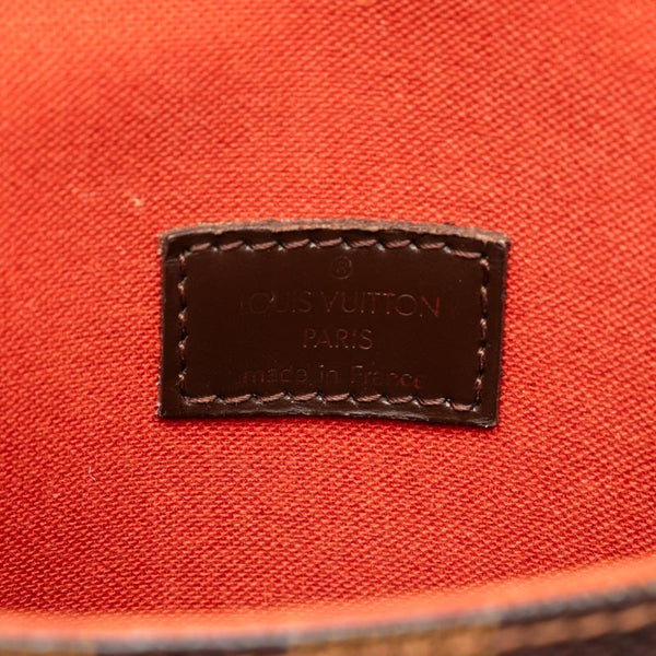 ルイ ヴィトン ダミエ ポートベロー 斜め掛け ショルダーバッグ N45271 ブラウン PVC レザー レディース LOUIS VUITTON 【中古】