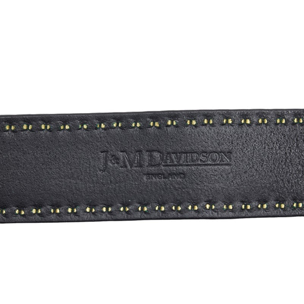 ジェイアンドエムデヴィッドソン スタッズ ベルト 32/80 ブラック レザー メンズ J&M Davidson 【中古】