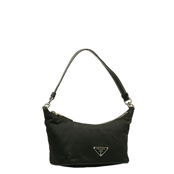 プラダ ポーチ ミニハンドバッグ BR1268 ブラック ナイロン レディース PRADA 【中古】