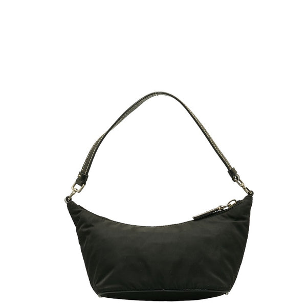 プラダ ポーチ ミニハンドバッグ BR1268 ブラック ナイロン レディース PRADA 【中古】