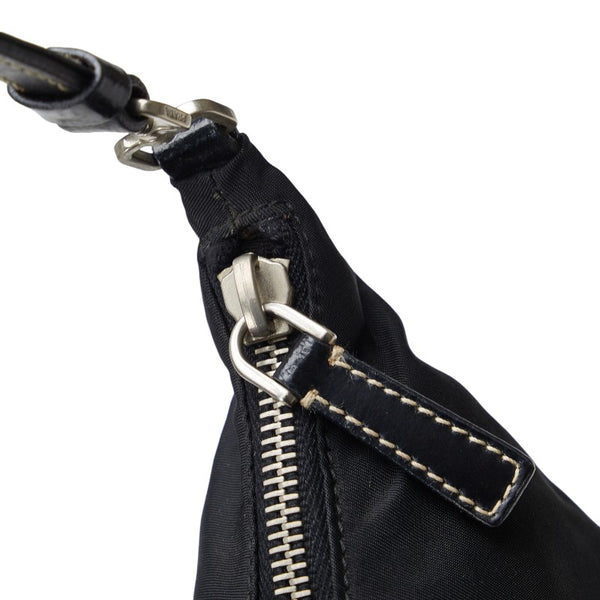 プラダ ポーチ ミニハンドバッグ BR1268 ブラック ナイロン レディース PRADA 【中古】