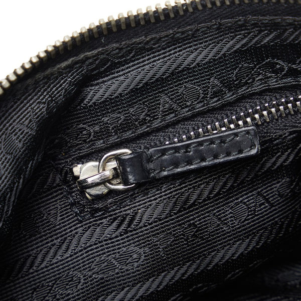 プラダ ポーチ ミニハンドバッグ BR1268 ブラック ナイロン レディース PRADA 【中古】