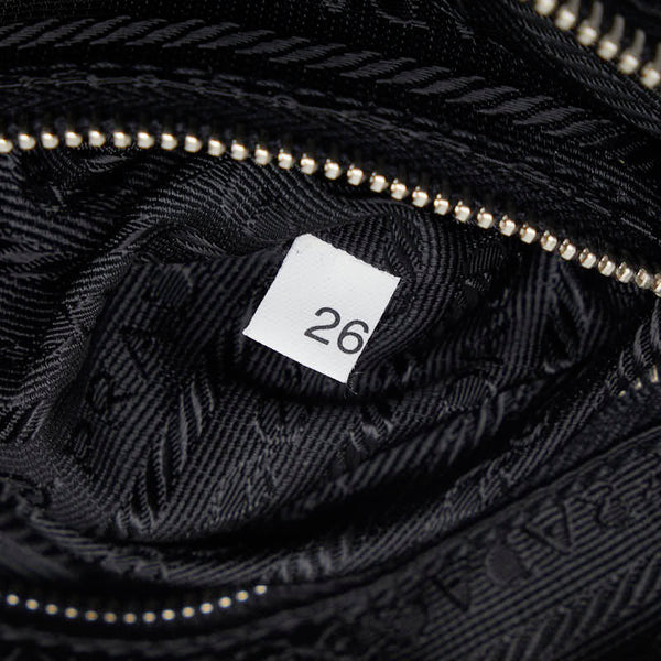 プラダ ポーチ ミニハンドバッグ BR1268 ブラック ナイロン レディース PRADA 【中古】