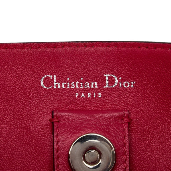 ディオール ディオリッシモ バイカラー ハンドバッグ ショルダーバッグ 2WAY オレンジ ピンク レザー レディース Dior 【中古】
