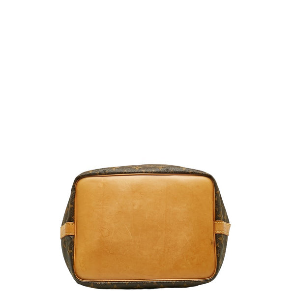 ルイ ヴィトン モノグラム プチノエ  ショルダーバッグ M42226 ブラウン PVC レザー レディース LOUIS VUITTON 【中古】
