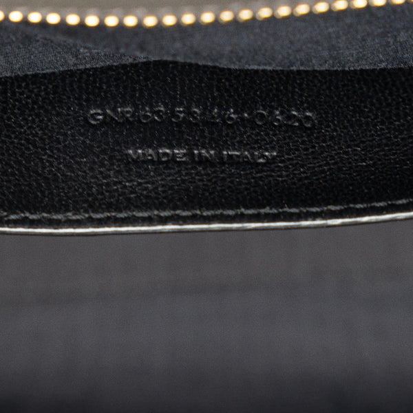 サンローラン ベビー ダウンタウンカバス ハンドバッグ ショルダーバッグ 2WAY グレージュ レザー レディース SAINT LAURENT 【中古】