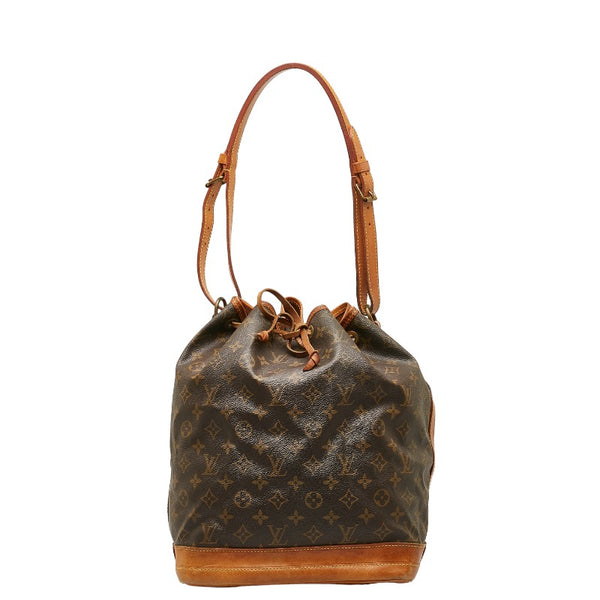 ルイ ヴィトン モノグラム ノエ ショルダーバッグ M42224 ブラウン PVC レザー レディース LOUIS VUITTON 【中古】