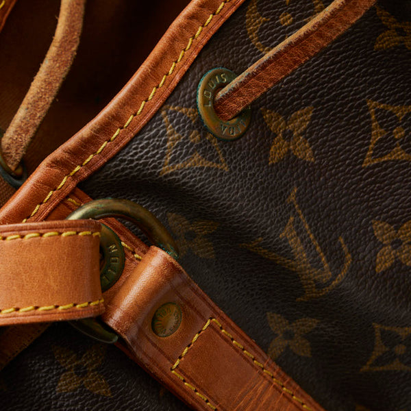 ルイ ヴィトン モノグラム ノエ ショルダーバッグ M42224 ブラウン PVC レザー レディース LOUIS VUITTON 【中古】