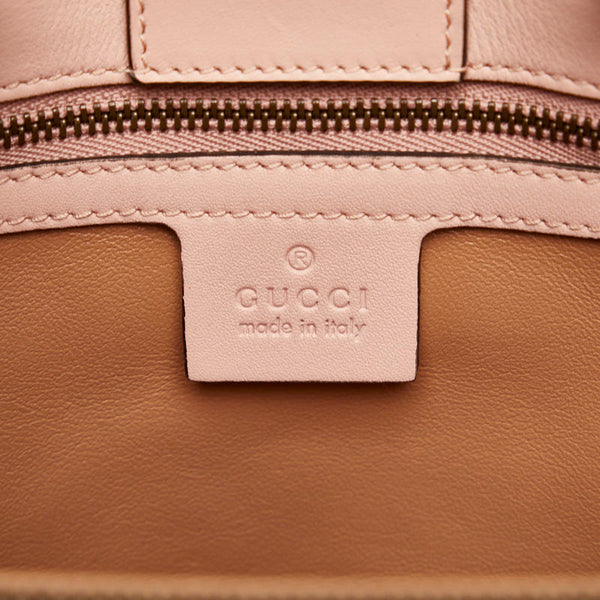 グッチ GGマーモント ハンドバッグ ショルダーバッグ2WAY 448054 ピンク パイソン レザー レディース GUCCI 【中古】