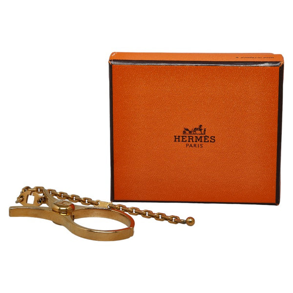 エルメス フィルー グローブホルダー ゴールド メッキ レディース HERMES 【中古】