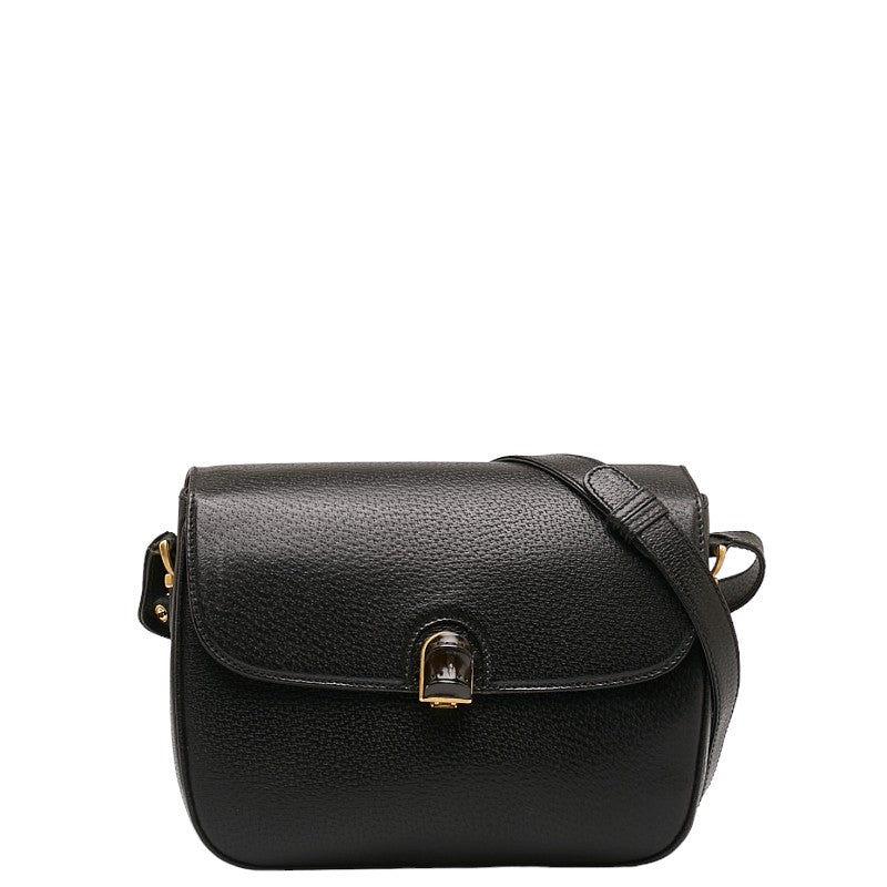 グッチ バンブー 斜め掛け ショルダーバッグ 001 406 1287 グリーン レザー レディース GUCCI 【中古】