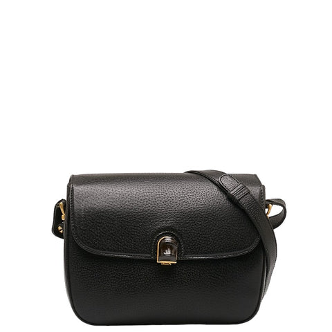 グッチ バンブー 斜め掛け ショルダーバッグ 001 406 1287 グリーン レザー レディース GUCCI 【中古】