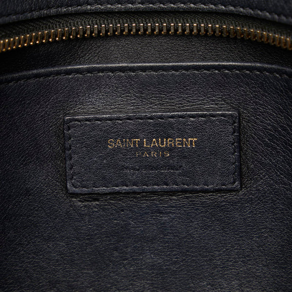 サンローラン ベイビーカバス ハンドバッグ ショルダーバッグ 2WAY GNR424868 ブラック レザー レディース SAINT LAURENT 【中古】