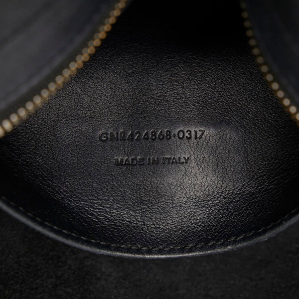 サンローラン ベイビーカバス ハンドバッグ ショルダーバッグ 2WAY GNR424868 ブラック レザー レディース SAINT LAURENT 【中古】