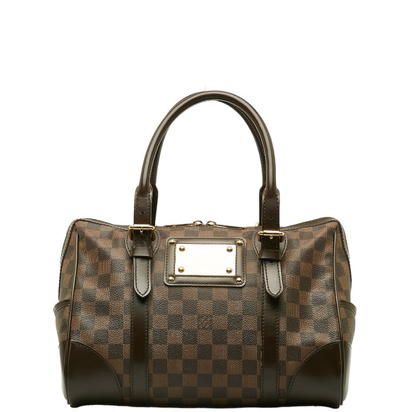 ルイ ヴィトン ダミエ バークレー ハンドバッグ N52000 エベヌ ブラウン PVC レザー レディース LOUIS VUITTON 【中古】