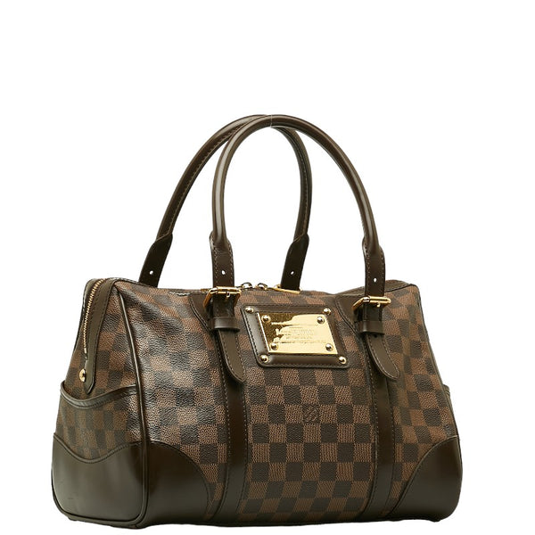 ルイ ヴィトン ダミエ バークレー ハンドバッグ N52000 エベヌ ブラウン PVC レザー レディース LOUIS VUITTON 【中古】
