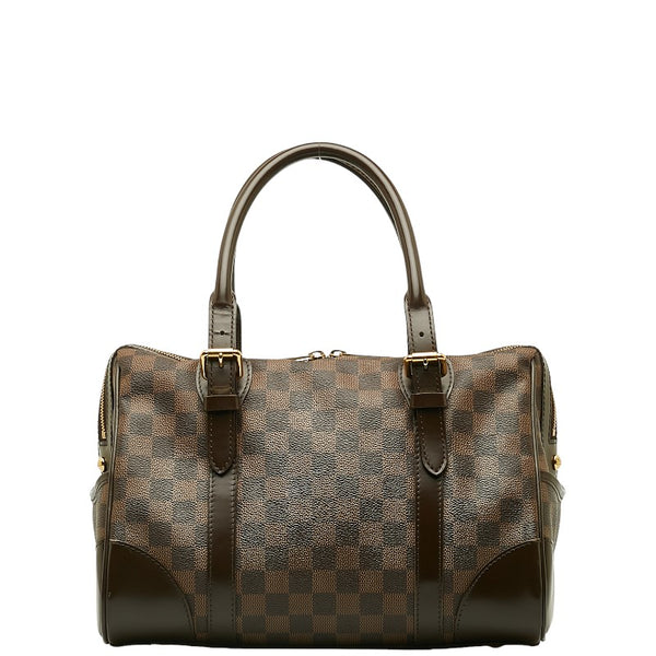 ルイ ヴィトン ダミエ バークレー ハンドバッグ N52000 エベヌ ブラウン PVC レザー レディース LOUIS VUITTON 【中古】
