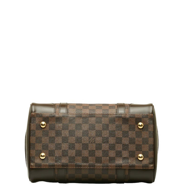 ルイ ヴィトン ダミエ バークレー ハンドバッグ N52000 エベヌ ブラウン PVC レザー レディース LOUIS VUITTON 【中古】