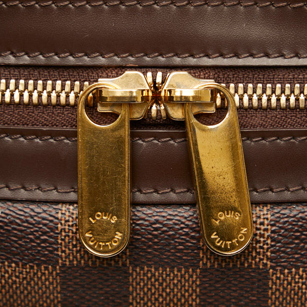 ルイ ヴィトン ダミエ バークレー ハンドバッグ N52000 エベヌ ブラウン PVC レザー レディース LOUIS VUITTON 【中古】