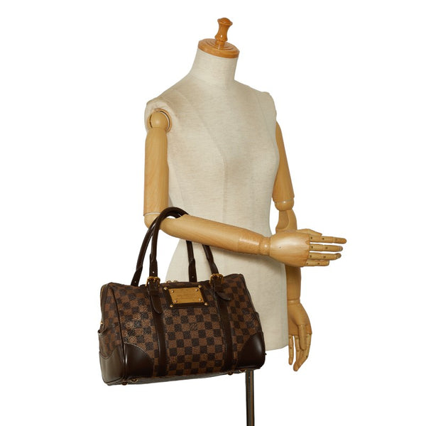 ルイ ヴィトン ダミエ バークレー ハンドバッグ N52000 エベヌ ブラウン PVC レザー レディース LOUIS VUITTON 【中古】