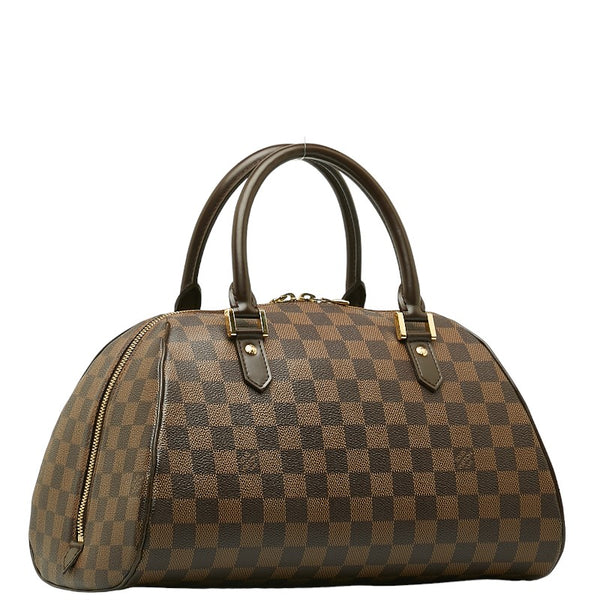 ルイ ヴィトン ダミエ リベラMM ハンドバッグ ミニボストンバッグ N41434 エベヌ ブラウン PVC レザー レディース LOUIS VUITTON 【中古】
