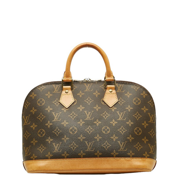 ルイ ヴィトン モノグラム アルマPM ハンドバッグ M51130 ブラウン PVC レザー レディース LOUIS VUITTON 【中古】