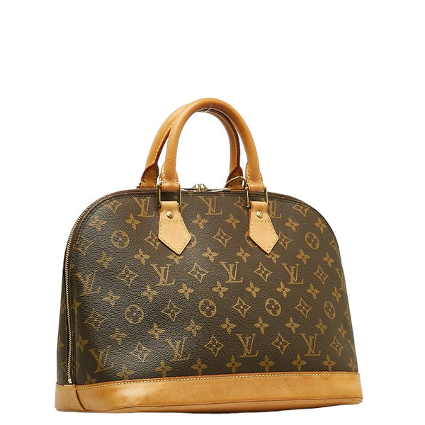 ルイ ヴィトン モノグラム アルマPM ハンドバッグ M51130 ブラウン PVC レザー レディース LOUIS VUITTON 【中古】