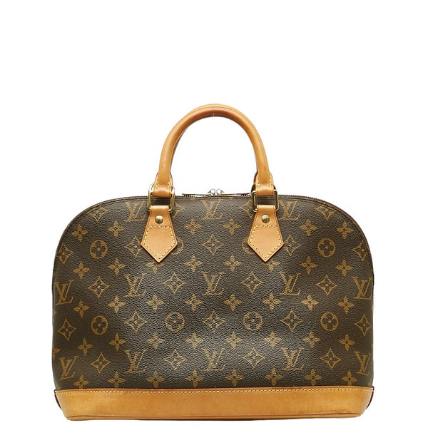 ルイ ヴィトン モノグラム アルマPM ハンドバッグ M51130 ブラウン PVC レザー レディース LOUIS VUITTON 【中古】