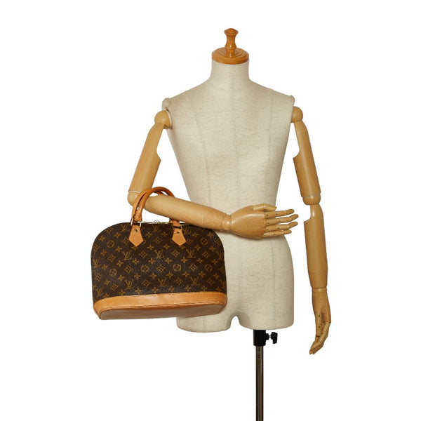 ルイ ヴィトン モノグラム アルマPM ハンドバッグ M51130 ブラウン PVC レザー レディース LOUIS VUITTON 【中古】