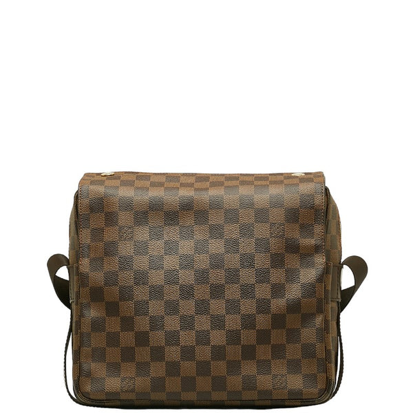 ルイ ヴィトン ダミエ ナヴィグリオ ショルダーバッグ N45255 エベヌ ブラウン PVC レザー レディース LOUIS VUITTON 【中古】